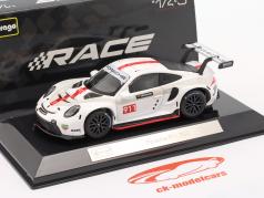 Porsche 911 RSR GT #911 weiß / rot 1:43 Bburago