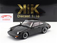 Porsche 911 SC Coupe Année de construction 1983 noir 1:18 KK-Scale