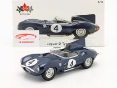 Jaguar D-Type #4 Sieger 24h LeMans 1956 Sanderson, Flockhart 1:18 CMR