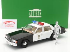 Chevrolet Caprice Police & T-1000 personaje androide Terminator 2 1:18 Greenlight