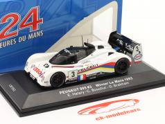 Peugeot 905 #3 Sieger 24h LeMans 1993 Helary, Bouchut, Brabham 1:43 Ixo