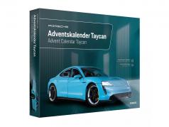 Porsche アドベントカレンダー： Porsche Taycan Turbo S riviera 青い 1:24 Franzis