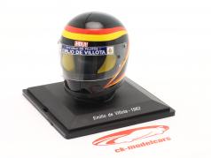 E. de Villota #19 LBT March fórmula 1 1982 casco 1:5 Spark Editions / 2. elección