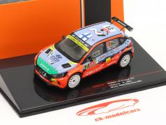 Hyundai i20 N Rally2 #21 Sieger WRC2 Rallye Ypres 2021 Huttunen, Lukka 1:43 Ixo