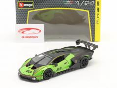 Lamborghini Essenza SCV12 Año de construcción 2021 verde / negro 1:24 Bburago