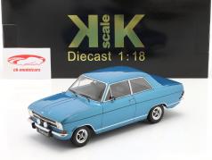 Opel Kadett B festival Année de construction 1973 bleu métallique 1:18 KK-Scale