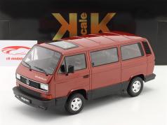 Volkswagen VW T3 Magnum Baujahr 1987 rot metallic 1:18 KK-Scale