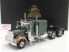 Kenworth W900 tracteur vert foncé / or métallique 1:18 Road Kings