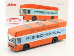 Mercedes-Benz O 317 Porsche Gulf bisarca 1968 1:43 Schuco