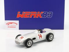 Stirling Moss Mercedes-Benz W196 #14 2º Bélgica GP Fórmula 1 1955 1:18 WERK83