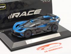 Bugatti Bolide Год постройки 2020 синий / углерод 1:43 Bburago