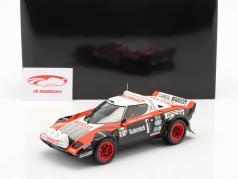 Lancia Stratos HF #1 winnaar Rallye Hunsrück 1978 Röhrl, Geistdörfer 1:18 Kyosho