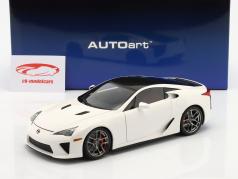 Lexus LFA Año de construcción 2010 Blanco / carbón 1:18 AUTOart