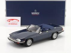 Jaguar XJ-S convertible Año de construcción 1988 azul metálico 1:18 Norev