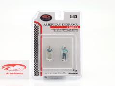 Racing Legends anos 50 personagens Set 1:43 American Diorama