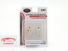 Racing Legends anos 60 personagens Set 1:43 American Diorama