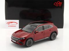 Mercedes-Benz EQA Bouwjaar 2021 Patagonië rood 1:18 NZG