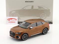 Audi RS Q3 Sportback Anno di costruzione 2019 Marrone metallico 1:18 Minichamps
