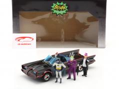 Batmobil Serie: "Batman" с символы Бэтмен, Joker, Robin, пингвин 1:24 Jada Toys