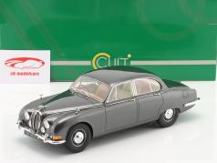 Jaguar S-Type RHD ano de construção 1965 verde metálico 1:18 Cult Scale