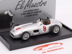 J. M. Fangio Mercedes-Benz W196 #8 Campione del Mondo Paesi Bassi GP F1 1955 1:43 Brumm