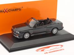 BMW M3 Cabriolet (E30) Baujahr 1988 schwarz metallic 1:43 Minichamps