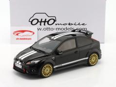 Ford Focus MK2 RS LeMans Année de construction 2010 noir / Blanc 1:18 OttOmobile