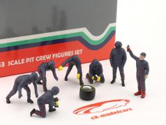 формула 1 Яма экипаж набор фигур #3 команда Синий 1:43 American Diorama