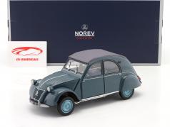 Citroen 2CV AZL ano de construção 1959 geleira azul 1:18 Norev