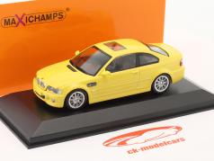 BMW M3 (E46) Coupe Baujahr 2001 gelb 1:43 Minichamps