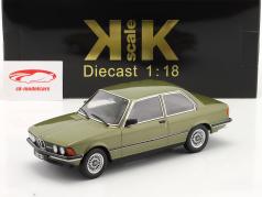 BMW 323i (E21) 建设年份 1978 绿色的 金属的 1:18 KK-Scale