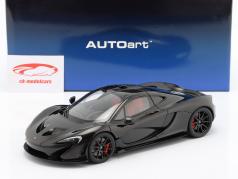 McLaren P1 Année de construction 2013 feu noir 1:18 AutoArt
