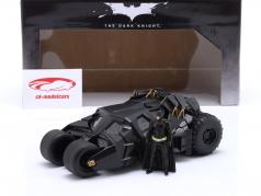 Batmobile with Batman figure Movie The Dark Knight 2008 1:24 Jada Toys