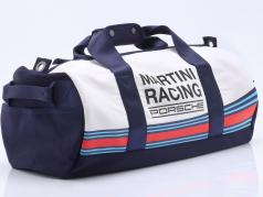 Bolsa esportiva e de lazer Porsche Martini Racing branca / azul / vermelha