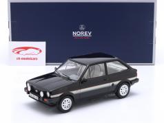 Ford Fiesta XR2 Anno di costruzione 1981 nero 1:18 Norev