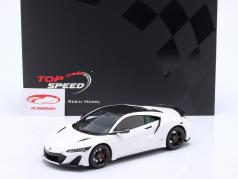 Acura NSX Type S LHD Bouwjaar 2022 wit 1:18 TrueScale