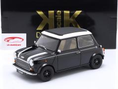 Mini Cooper con tetto apribile nero metallico / bianco RHD 1:12 KK-Scale
