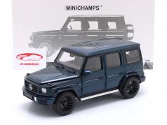 Mercedes-Benz classe G (W463) ano de construção 2020 azul metálico 1:18 Minichamps