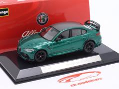 Alfa Romeo Giulia GTAm Bouwjaar 2020 Montreal groente metalen 1:43 Bburago