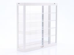 Showcase LED multicase 5 verdiepingen voor modellen in de schaal 1:43 / 1:64 wit / spiegel Triple9