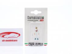 Fahrerfigur Gilles Villeneuve Formel 1 1981 1:43 Brumm