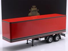semi-reboque vermelho / preto 1:18 Road Kings