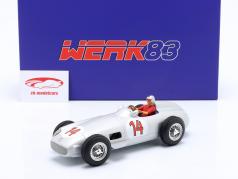 S. Moss Mercedes-Benz W196 #14 2ème Belgique GP formule 1 1955 avec figurine de conducteur 1:18 WERK83