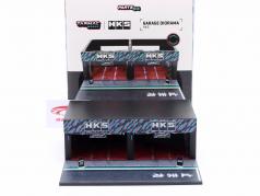 Motorsport Pit Garage HKS 黒 / 緑 / 紫 1:64 Tarmac Works