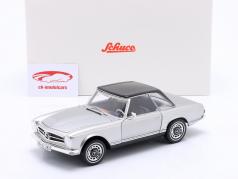 Mercedes-Benz 280 SL Pagode (W113) Bouwjaar 1968-71 zilver 1:18 Schuco