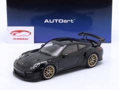 Porsche 911 (991 II) GT2 RS ヴァイザッハパッケージ 2017 黒 1:18 AUTOart