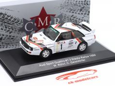 Audi Quattro Sport #1 gagnant Rallye de 3 villes 1984 Röhrl, Geistdörfer 1:43 CMR