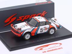 Porsche 911 SC 3.0 #5 第四名 Safari Rallye 1978 Martini Racing 1:43 Spark