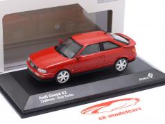Audi S2 Coupe Bouwjaar 1992 rood 1:43 Solido