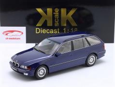BMW 530d (E39) Touring Baujahr 1997 blau metallic 1:18 KK-Scale